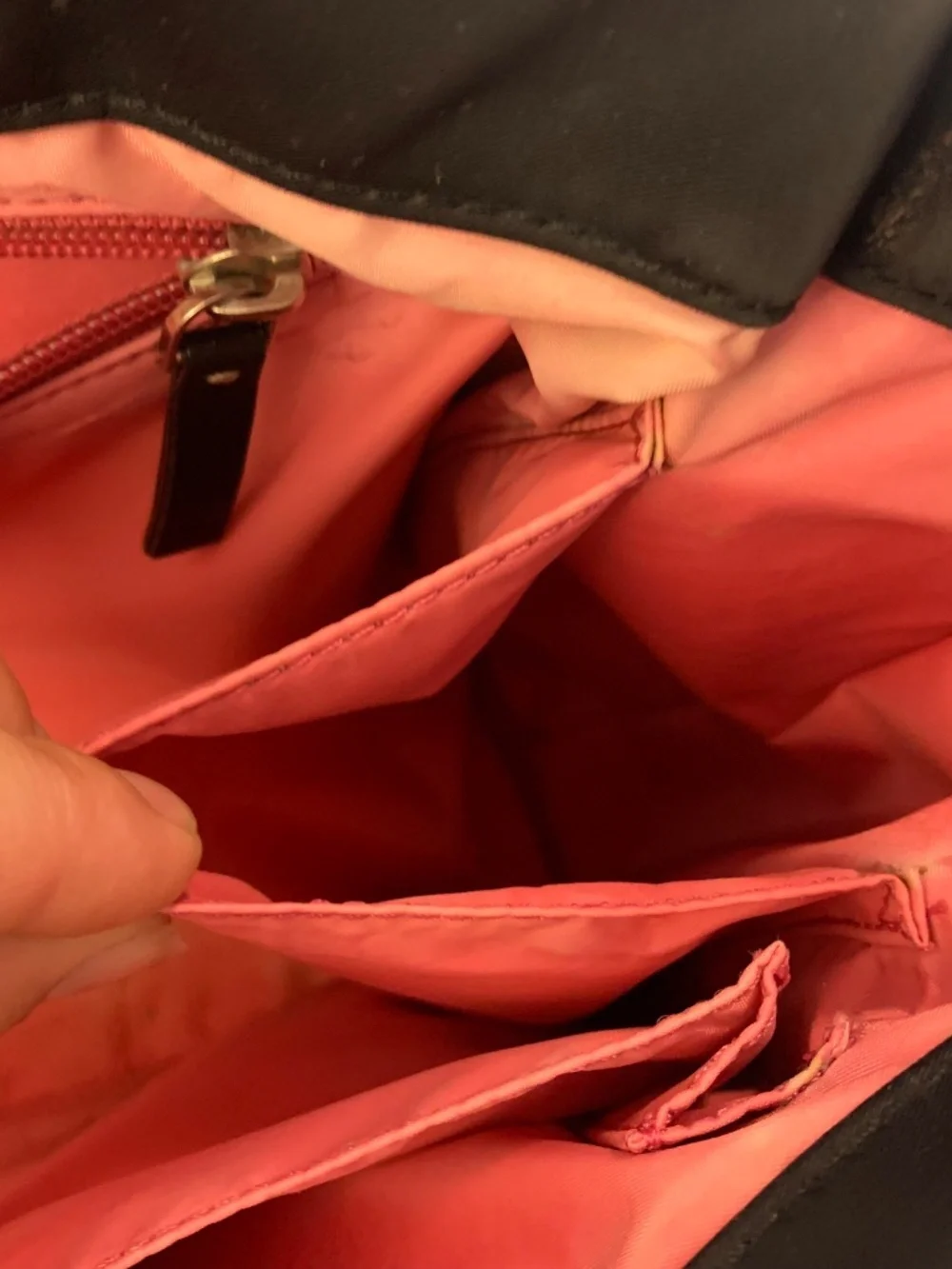 Kate Spade black quilted tote bag